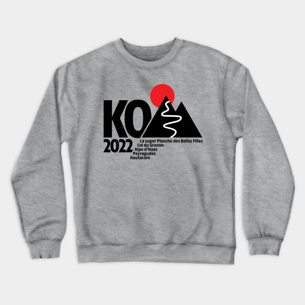 KOM 2022 Crewneck Sweatshirt by reigedesign